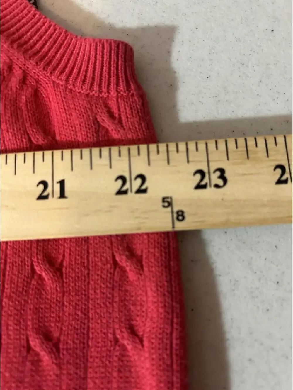 Tommy Hilfiger Golf Sweater Vest Mens Medium Red Cotton